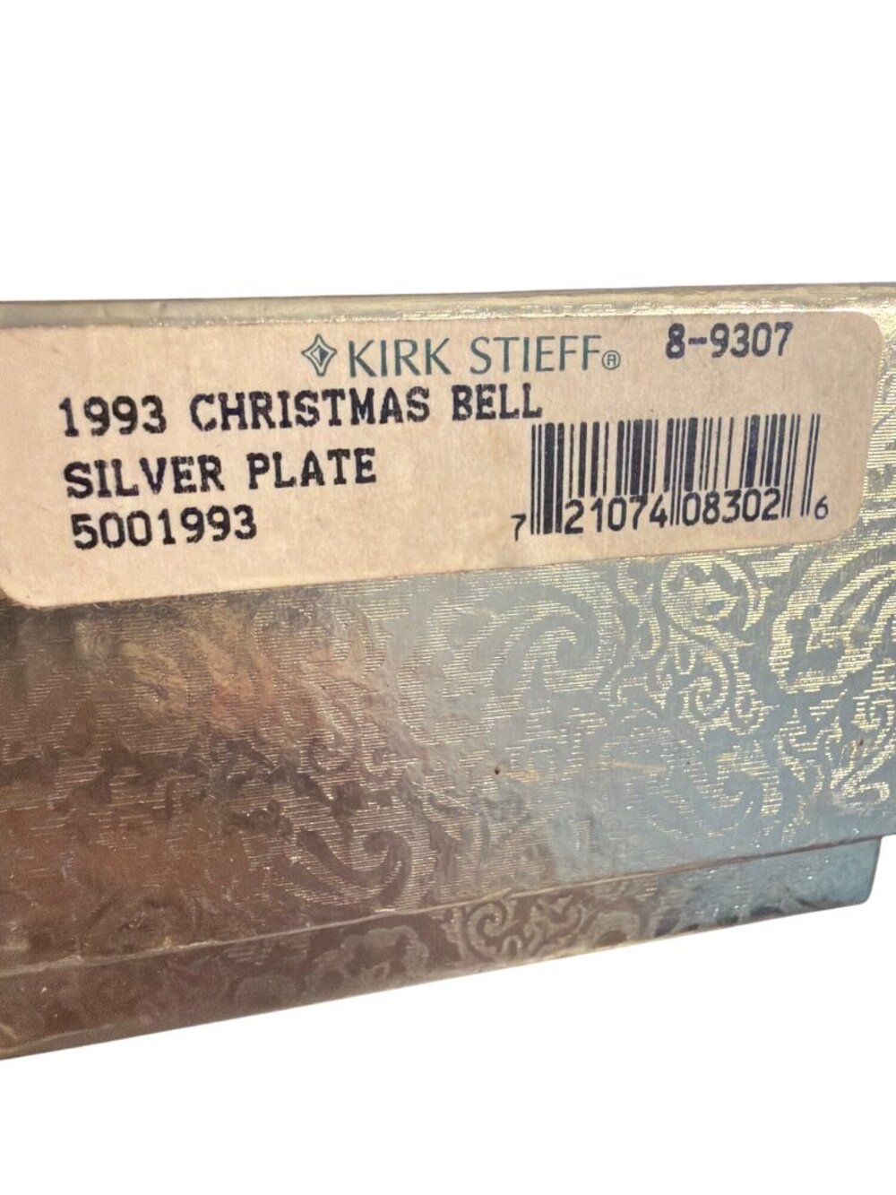 Vintage 1993 Kirk Stieff Musical Bell Silver Plate Santa Comes To Town 3.5" - Picture 6 of 6